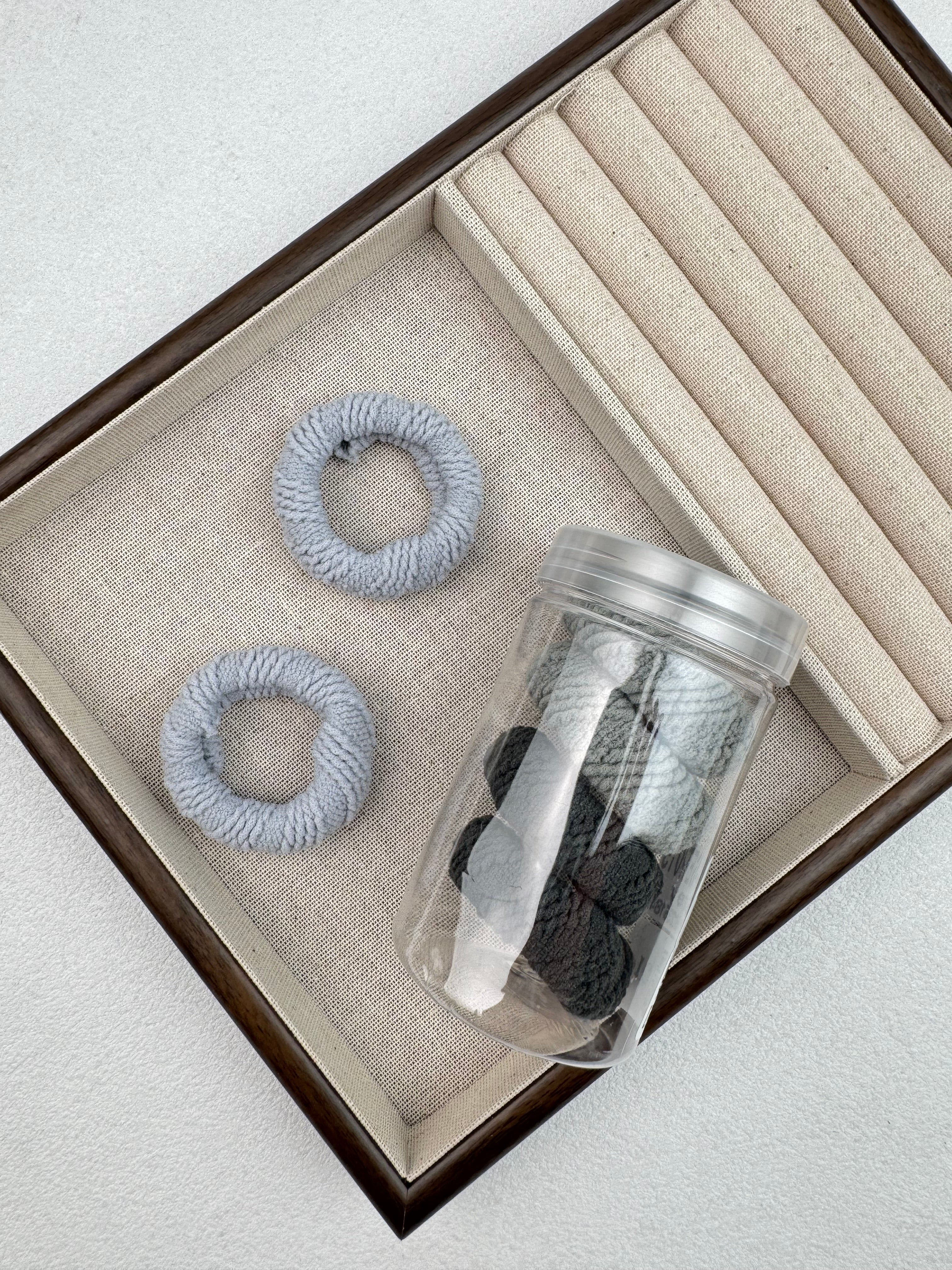 Velvet Hair Ties L5184-Set