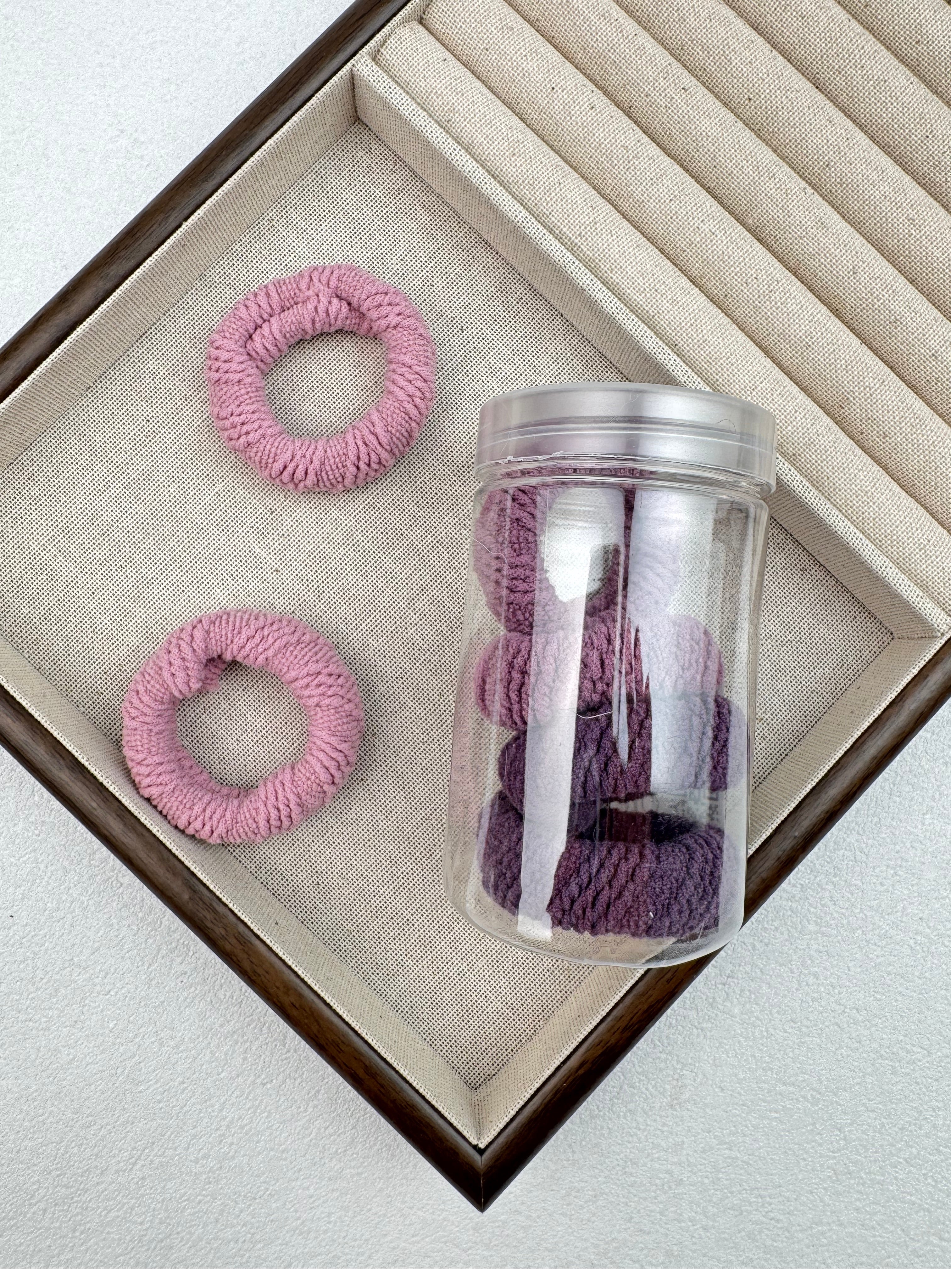 Velvet Hair Ties L5184-Set