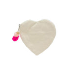 Letter L Beaded Heart Coin Purse LAC-CP-1009