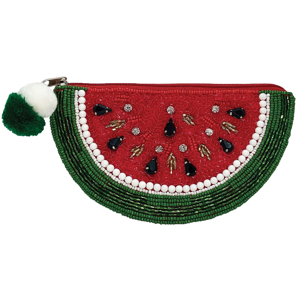 Watermelon Beaded Pouch LAC-CP-1284