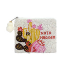 Not a Hugger Beaded Pouch LAC-CP-1307