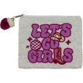 Let's Go Girls Beaded Pouch LAC-CP-1433