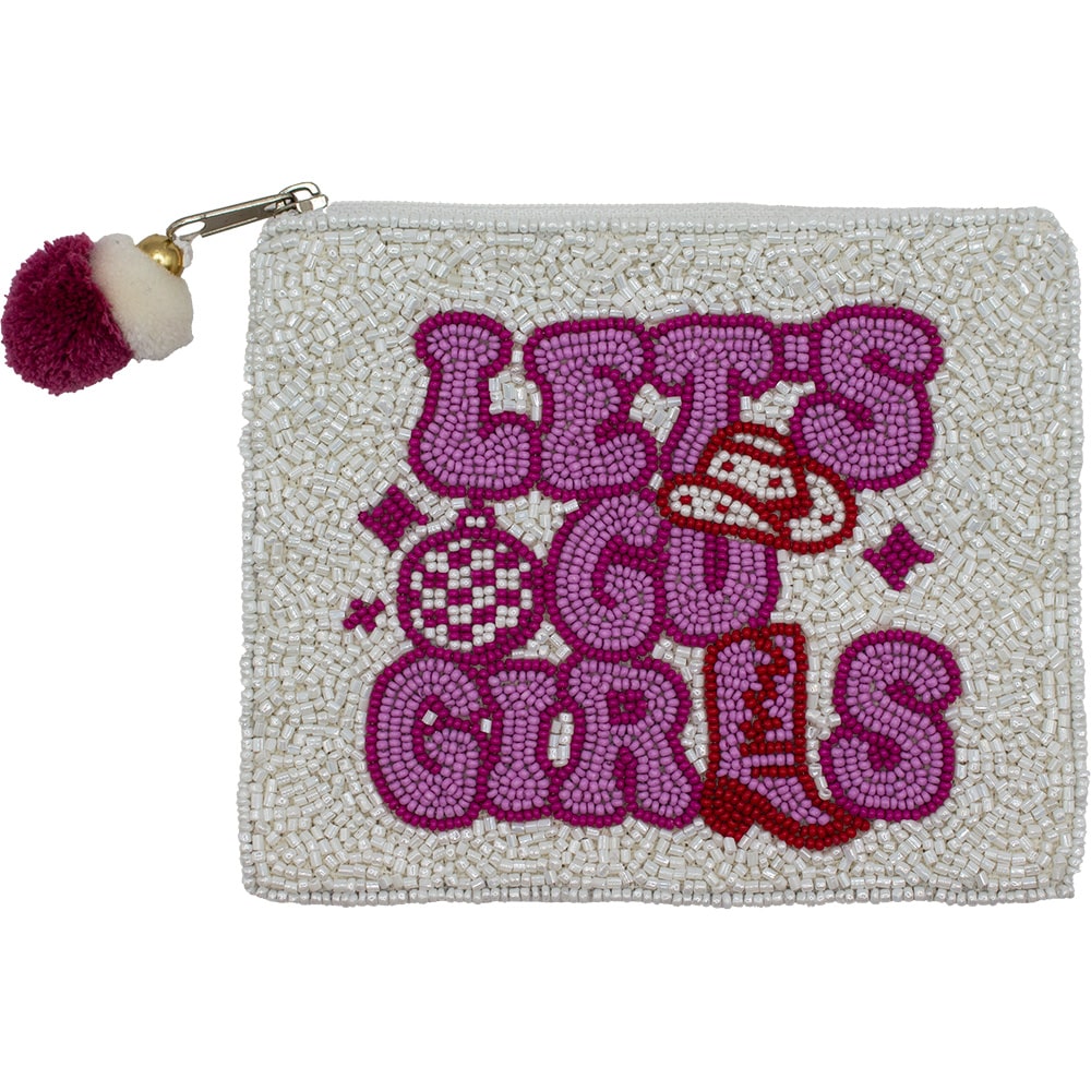 Let's Go Girls Beaded Pouch LAC-CP-1433