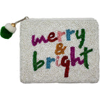 Merry & Bright Beaded Pouch LAC-CP-1451