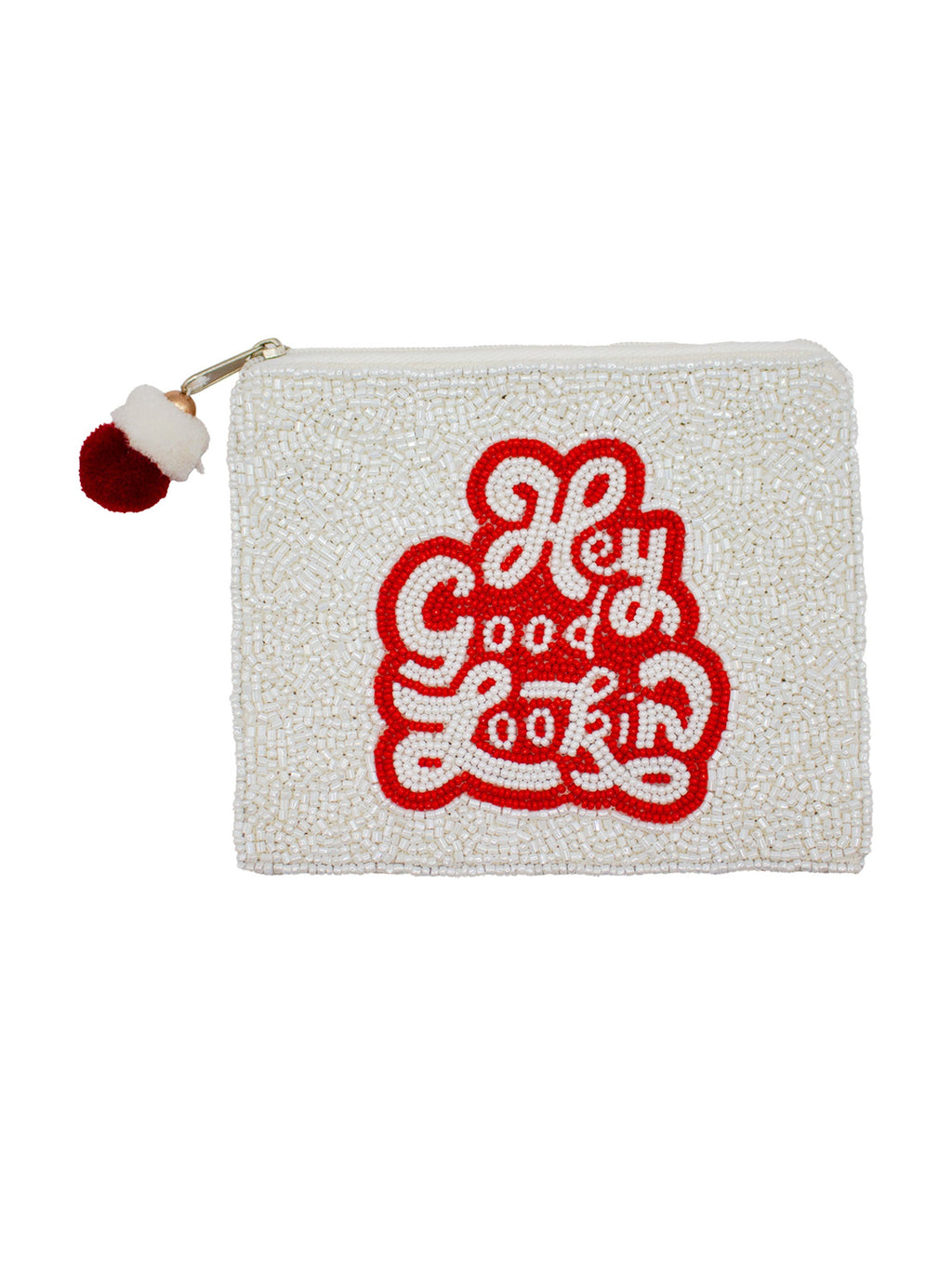Hey Good Lookin Beaded Pouch LAC-CP-1458