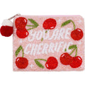 Cherrific Beaded Pouch LAC-CP-1556
