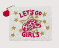 Sparkling Let¡¯s Go Girls Beaded Pouch LAC-CP-1558