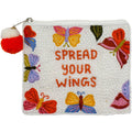 Spread Your Wings Beaded Pouch LAC-CP-1583