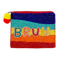 Bruh Beaded Pouch LAC-CP-1593
