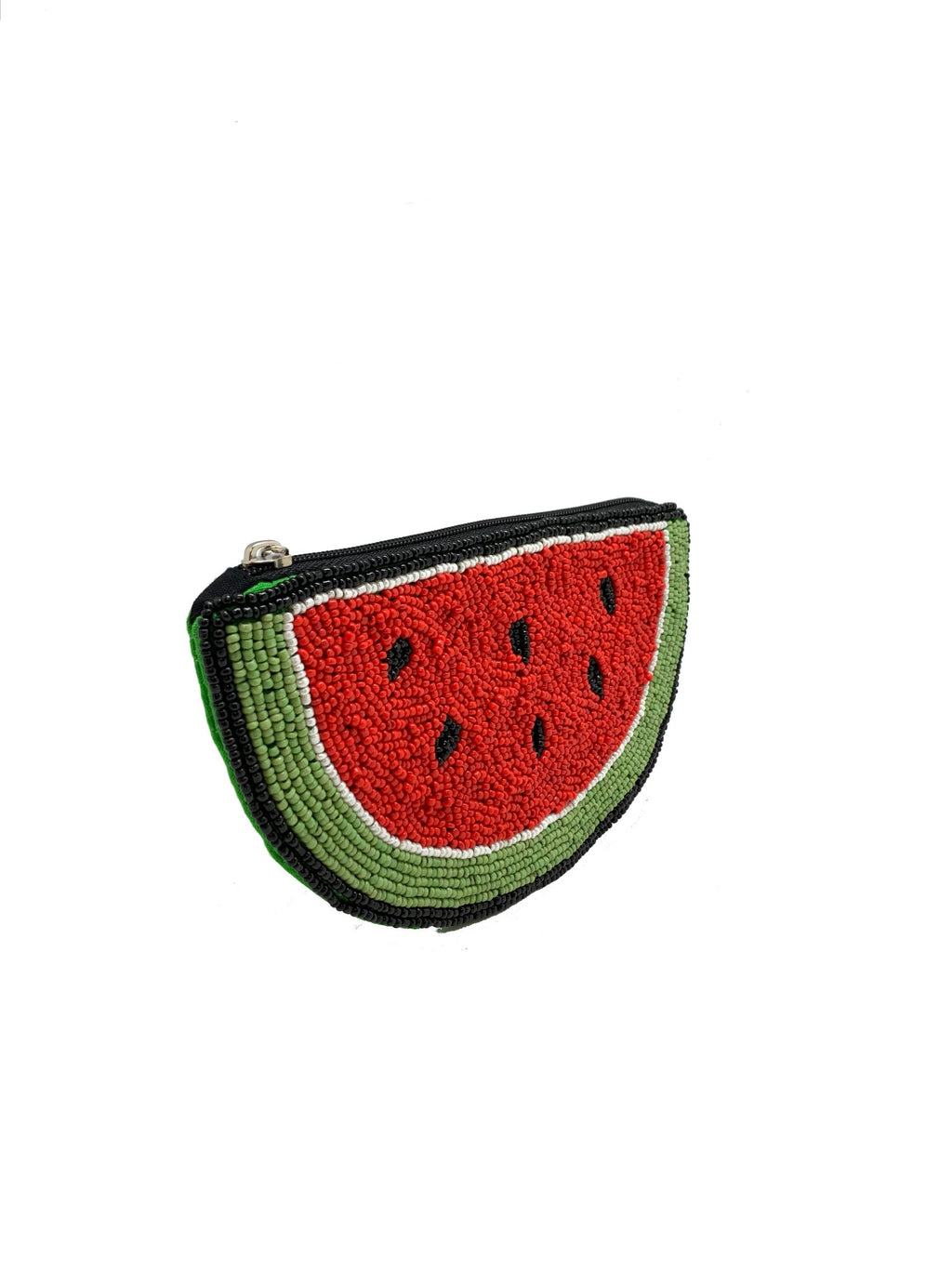 Watermelon Shaped Beaded Pouch LAC-SS-027