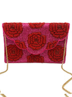 Rose Beaded Clutch LAC-SS-191