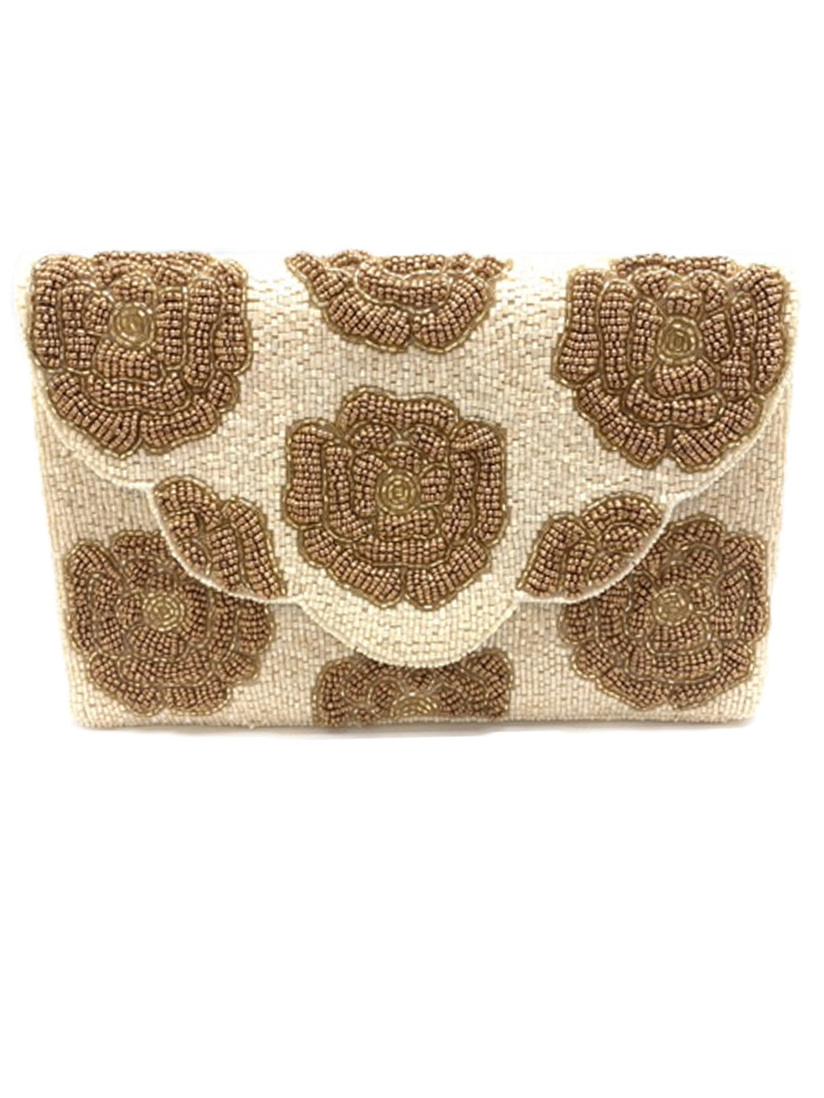Rose Beaded Clutch LAC-SS-191