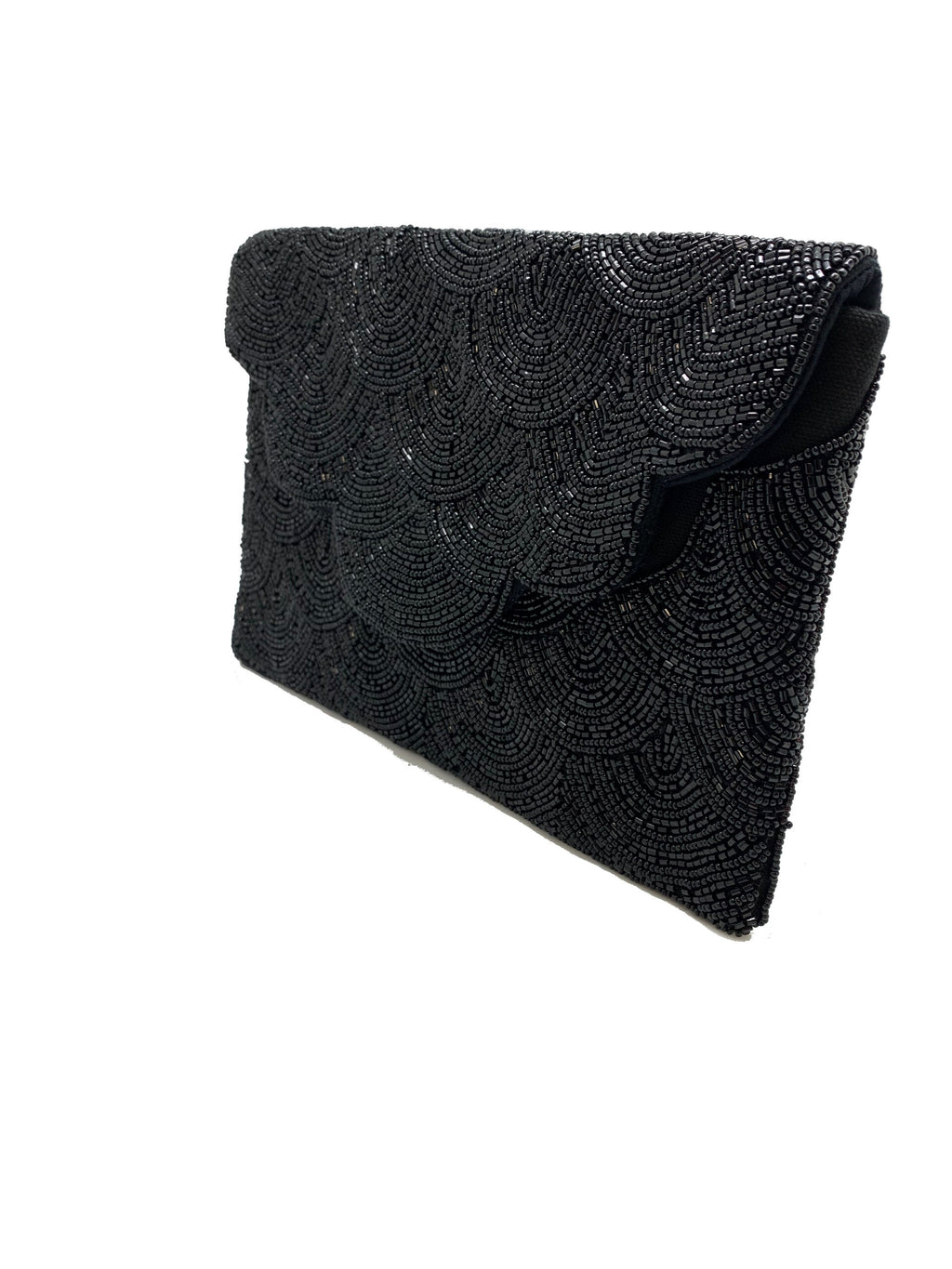 Scalloped Beaded Clutch LAC-SS-412
