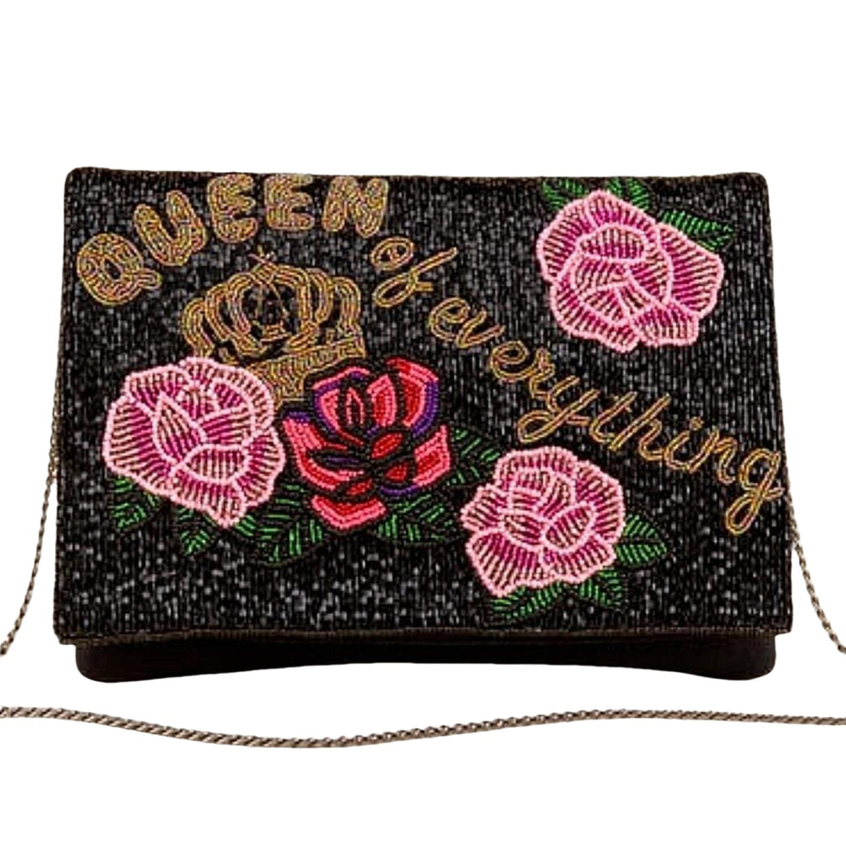 Queen of Everything Beaded Clutch LAC-SS-631