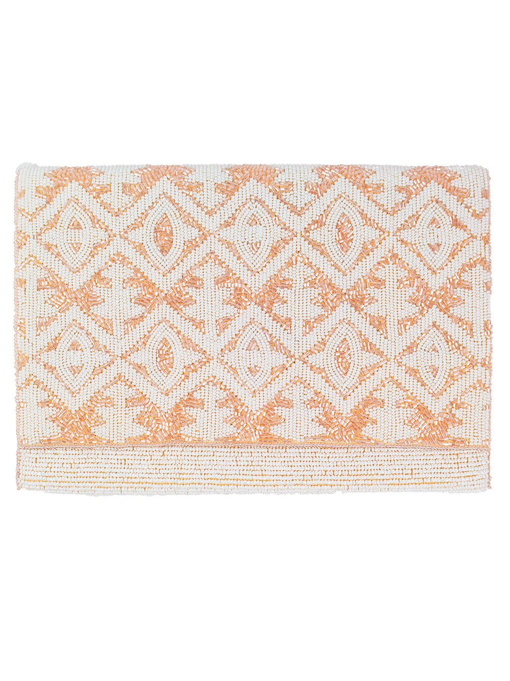 Double Sided Peach Cream Clutch LAC-SS-801
