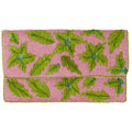 Embroidered Leaves Beaded Clutch LAC-SS-813