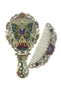 Medium Size Butterfly Metal Mirror Set M0392