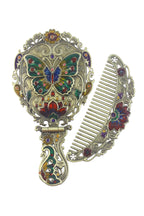 Medium Size Butterfly Metal Mirror Set M0392