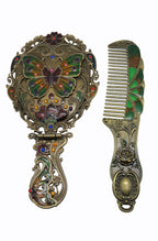 Classical Butterfly Metal Mirror Set M0407