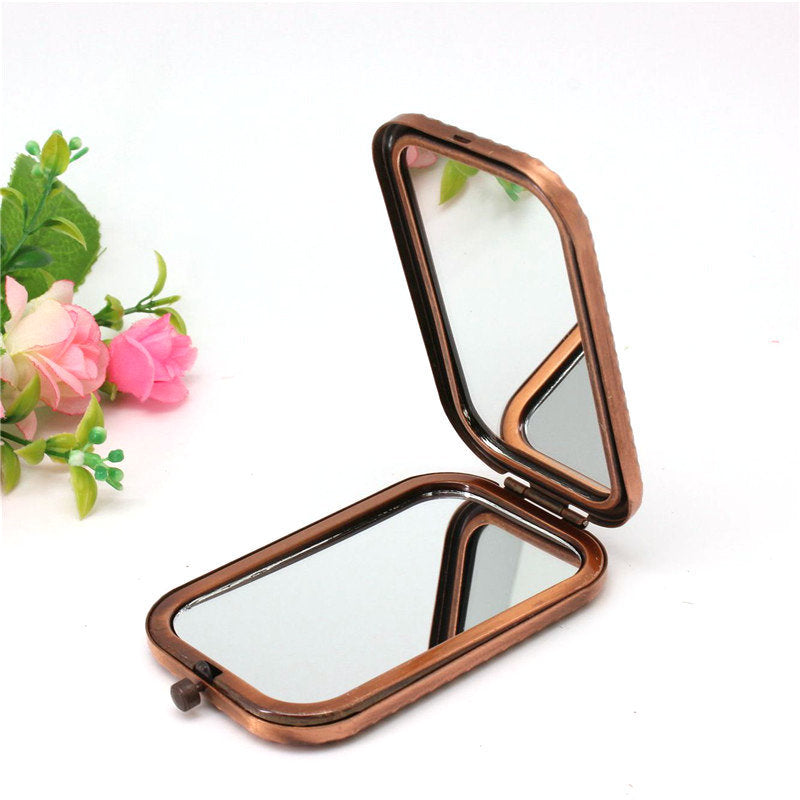 Floral Butterfly Portable Fold Mirror M0418