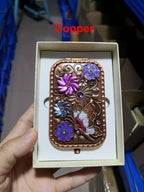 Floral Butterfly Portable Fold Mirror M0418