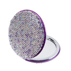 Round Ceramic Rhinestone Folding Makeup Mirror M0449 - view 7
