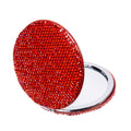 Round Ceramic Rhinestone Folding Makeup Mirror M0449 - view 8