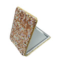 Ceramic Rhinestone Folding Makeup Mirror M0453 - view 5