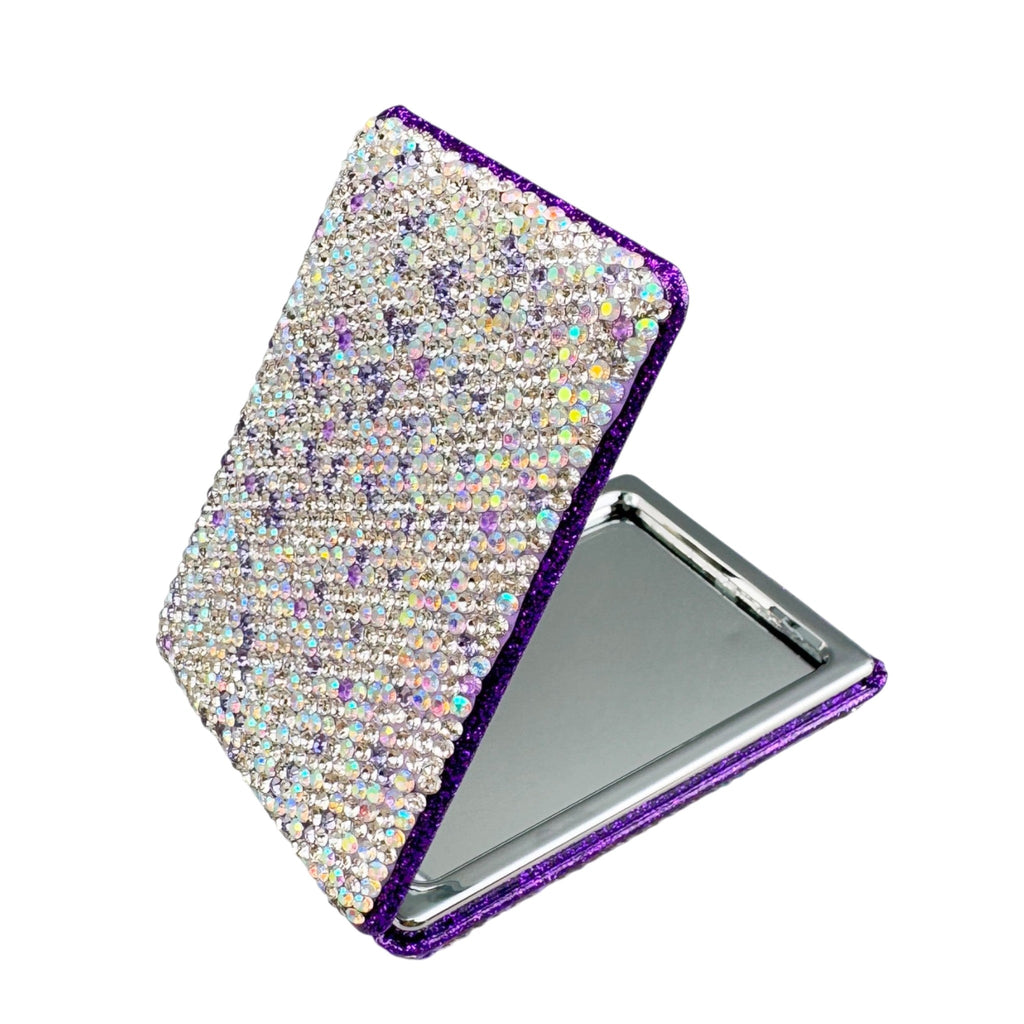 Ceramic Rhinestone Folding Makeup Mirror M0453 - view 7