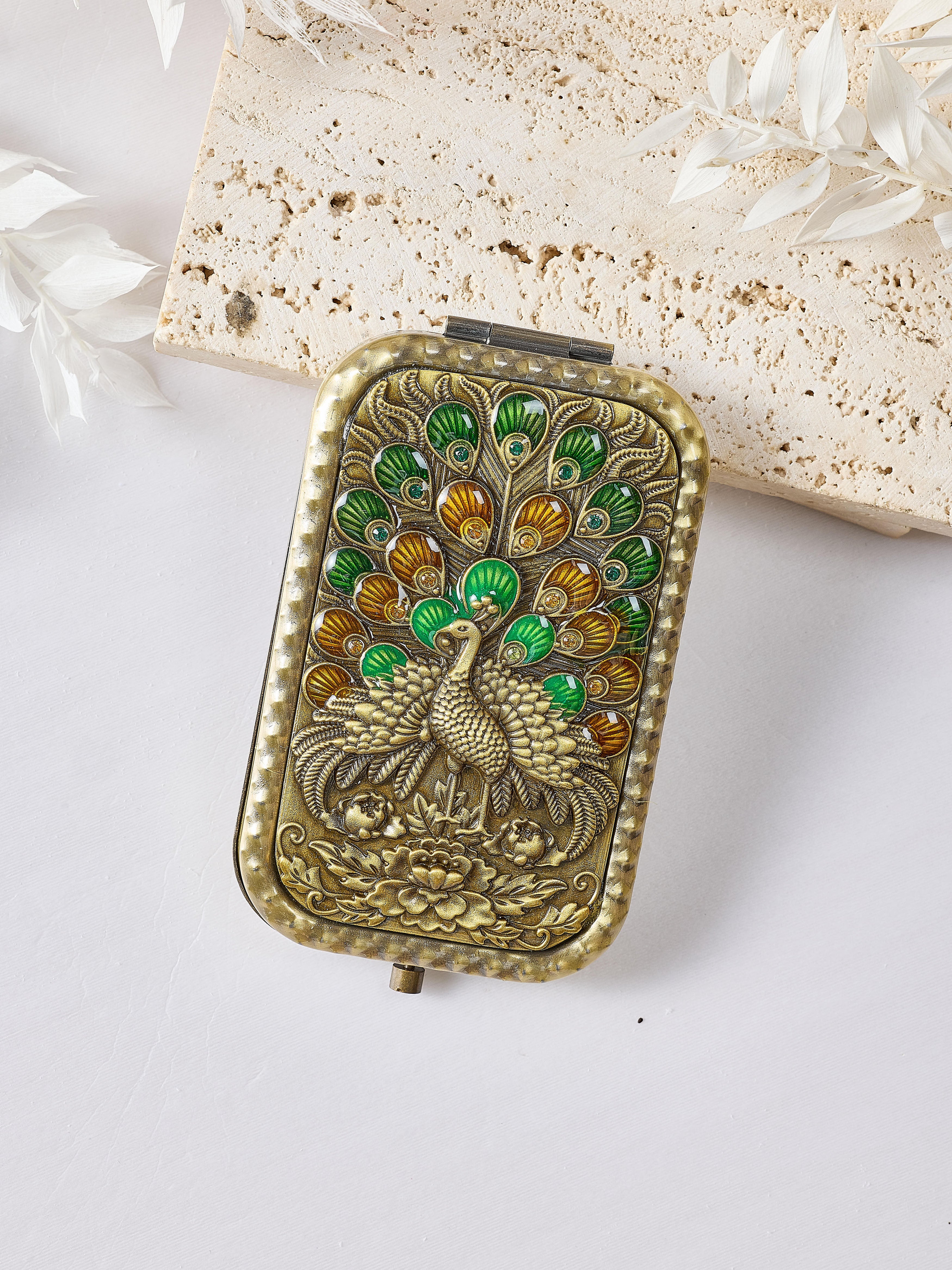 Peacock Mirror M0462