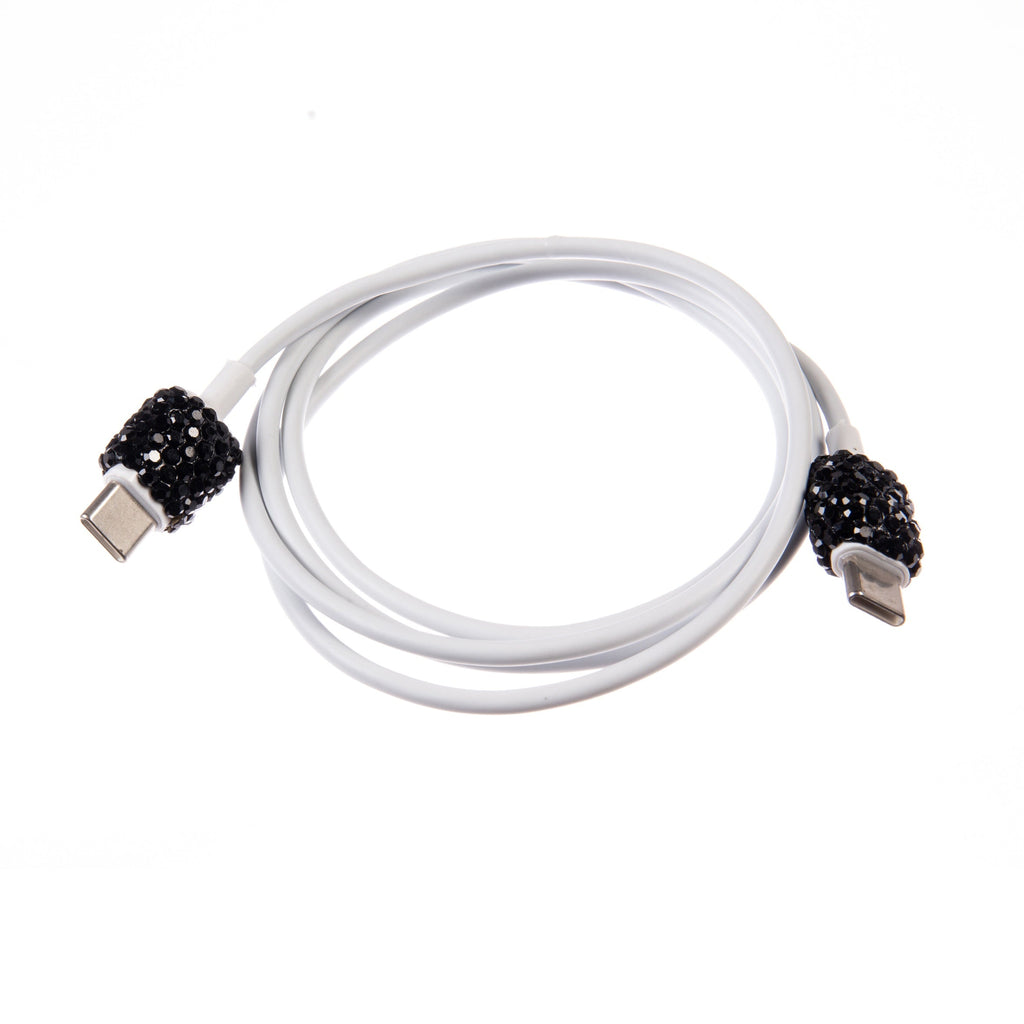 Ceramic Rhinestone USB to Type C Cable Charging Cable MIS1024