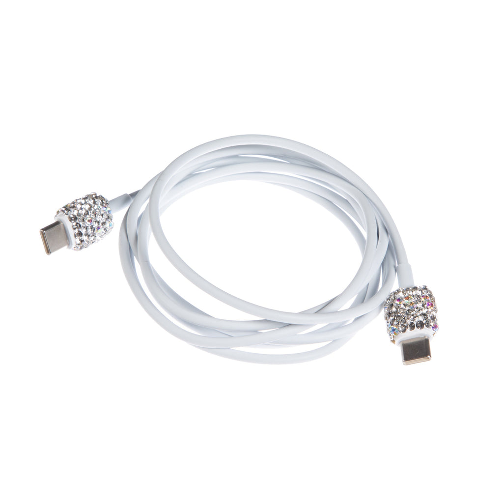 Ceramic Rhinestone USB to Type C Cable Charging Cable MIS1024