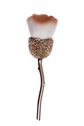 Ceramic Rhinestone Rose Makeup Brush MIS1025