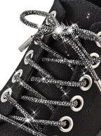 Rhinestone Round Tube Shoelace 140CM MIS1053