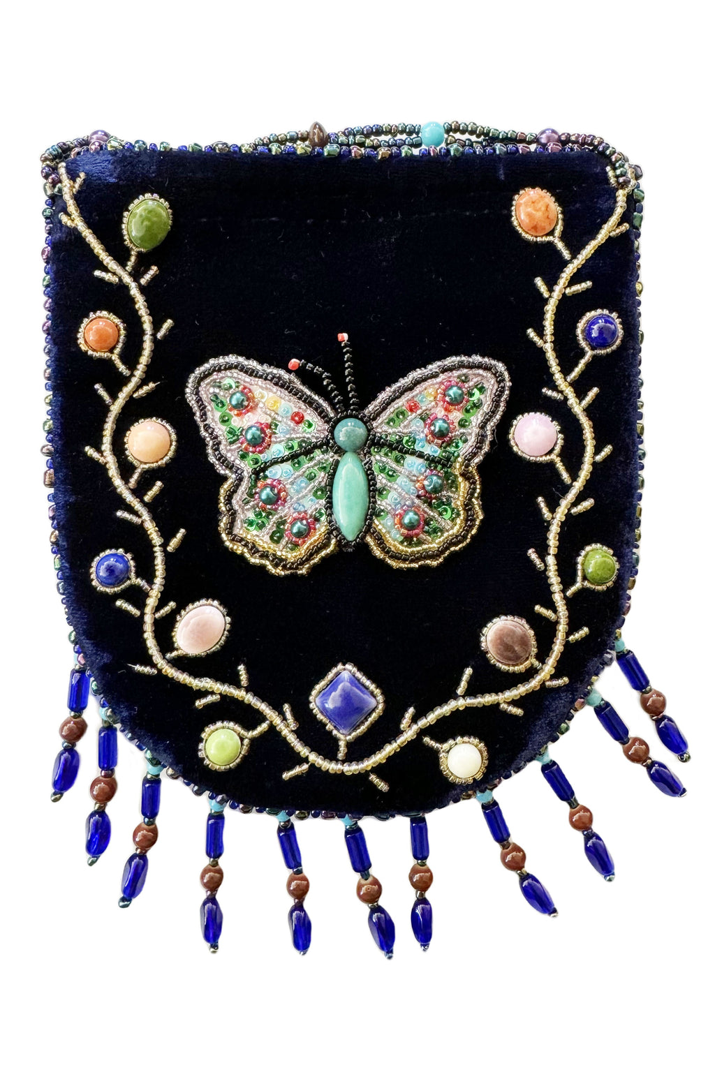 Butterfly Pattern Velvet Crossbody Bag MUG-Butterfly - view 19