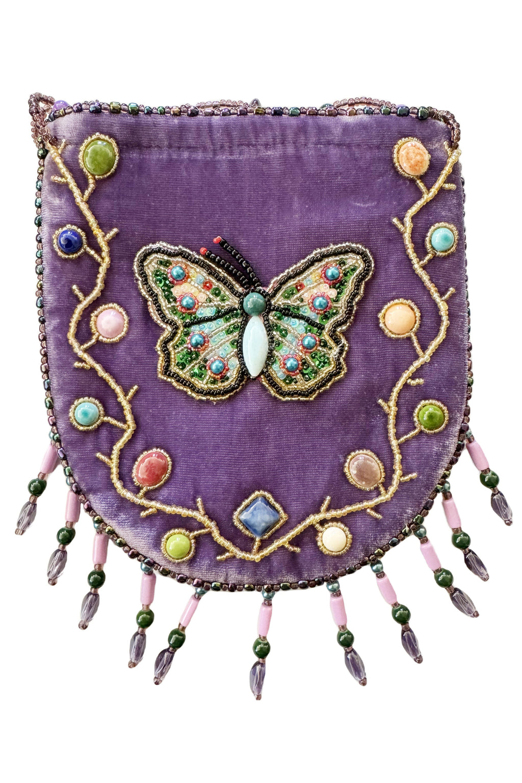 Butterfly Pattern Velvet Crossbody Bag MUG-Butterfly - view 21