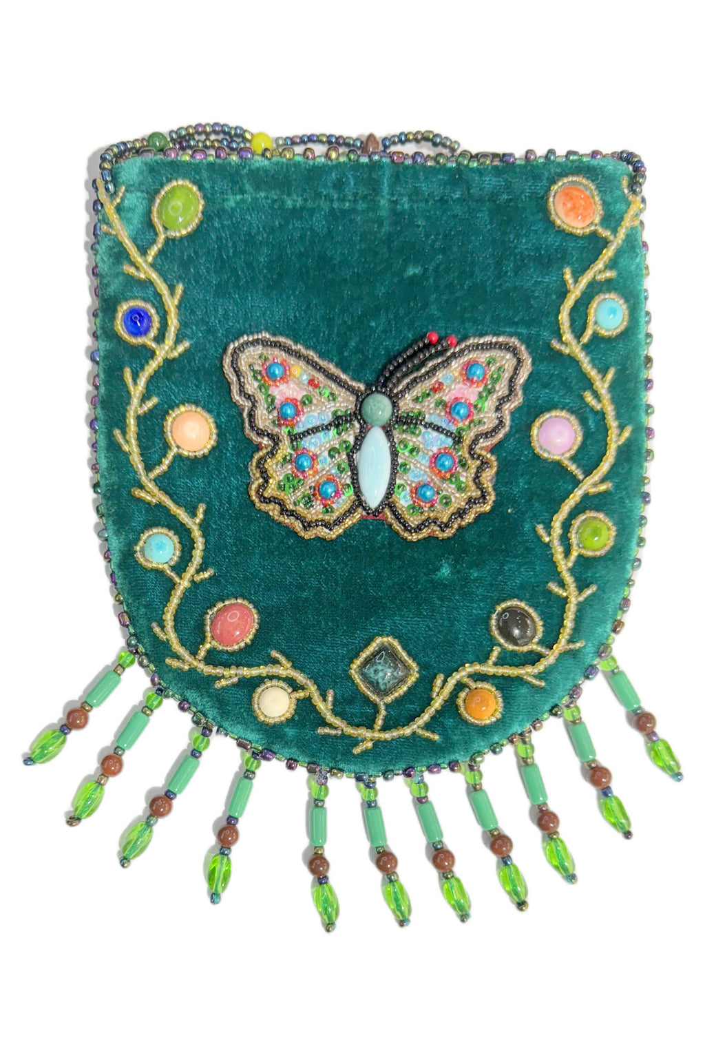 Butterfly Pattern Velvet Crossbody Bag MUG-Butterfly - view 4