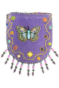 Butterfly Pattern Velvet Crossbody Bag MUG-Butterfly - view 6