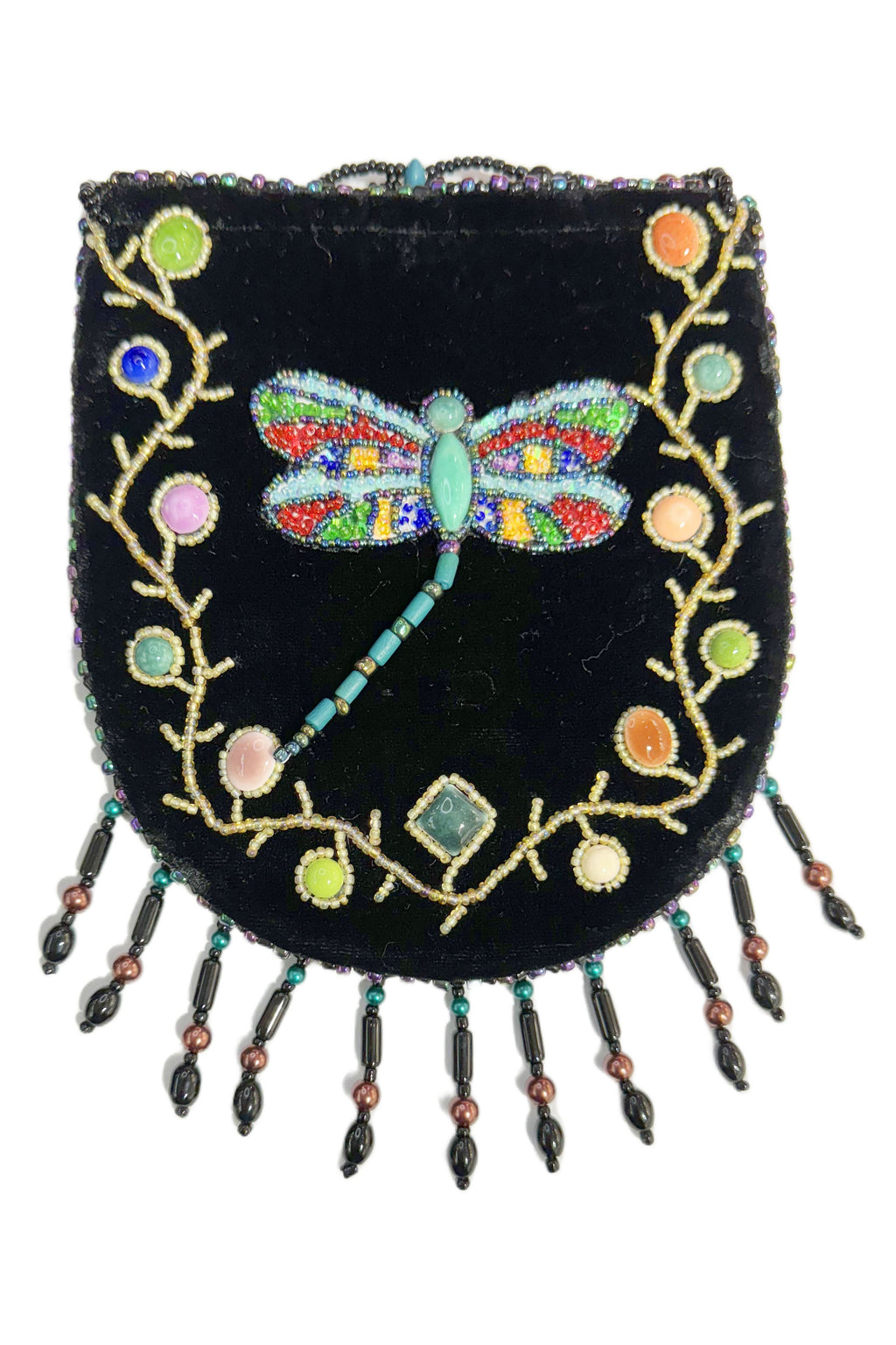 Dragonfly Pattern Velvet Crossbody MUG-Dragonfly - view 17