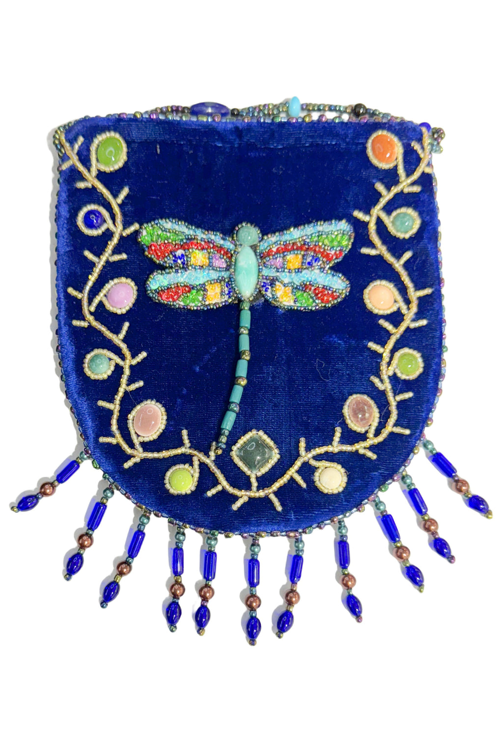 Dragonfly Pattern Velvet Crossbody MUG-Dragonfly - view 18