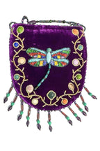 Dragonfly Pattern Velvet Crossbody MUG-Dragonfly - view 4