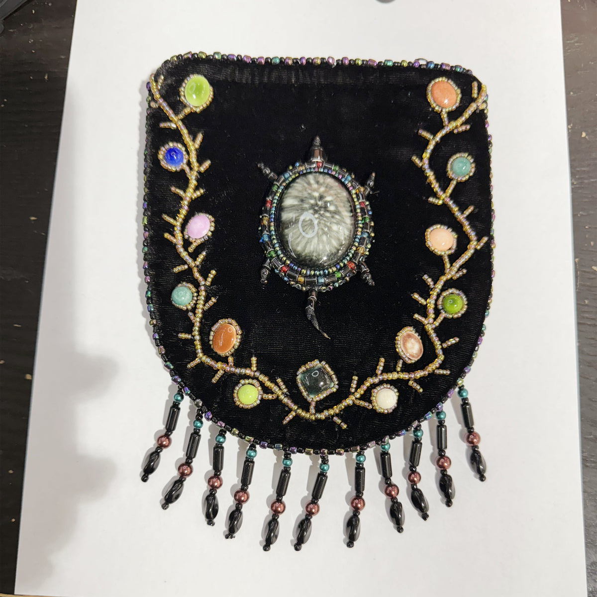 GEM Pattern Velvet Crossbody MUG-GEM - view 5