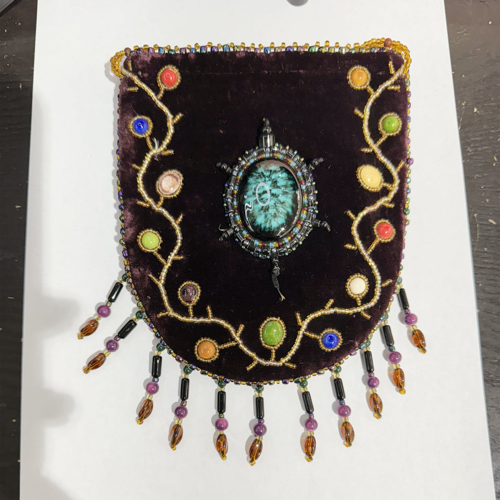GEM Pattern Velvet Crossbody MUG-GEM - view 7