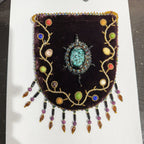 GEM Pattern Velvet Crossbody MUG-GEM - view 7