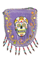 Skull Pattern Velvet Crossbody MUG - view 8