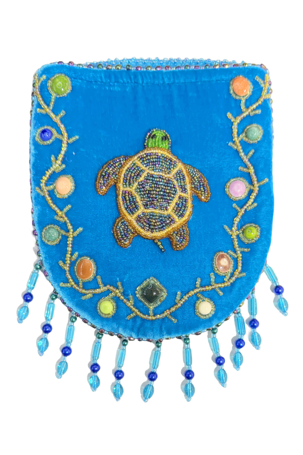 Turtle Pattern Velvet Crossbody MUG - view 3