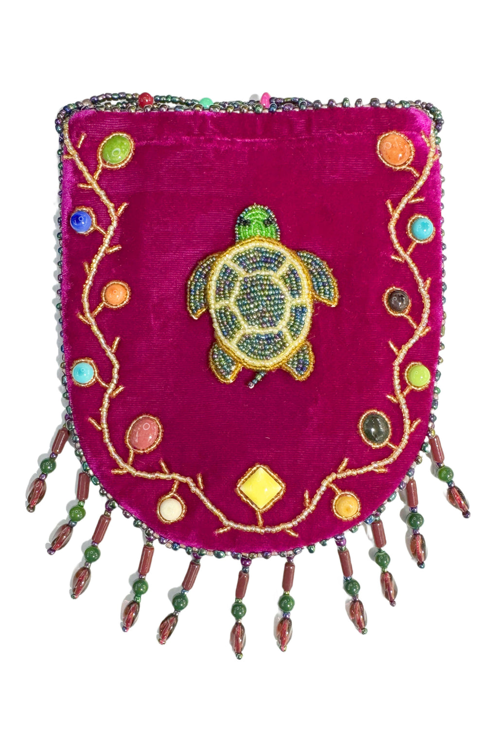 Turtle Pattern Velvet Crossbody MUG - view 5