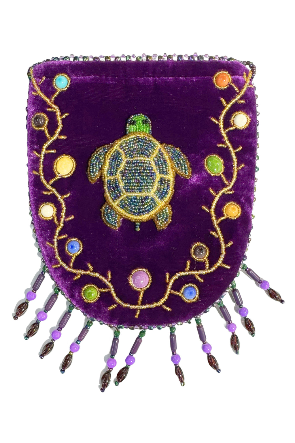 Turtle Pattern Velvet Crossbody MUG - view 2