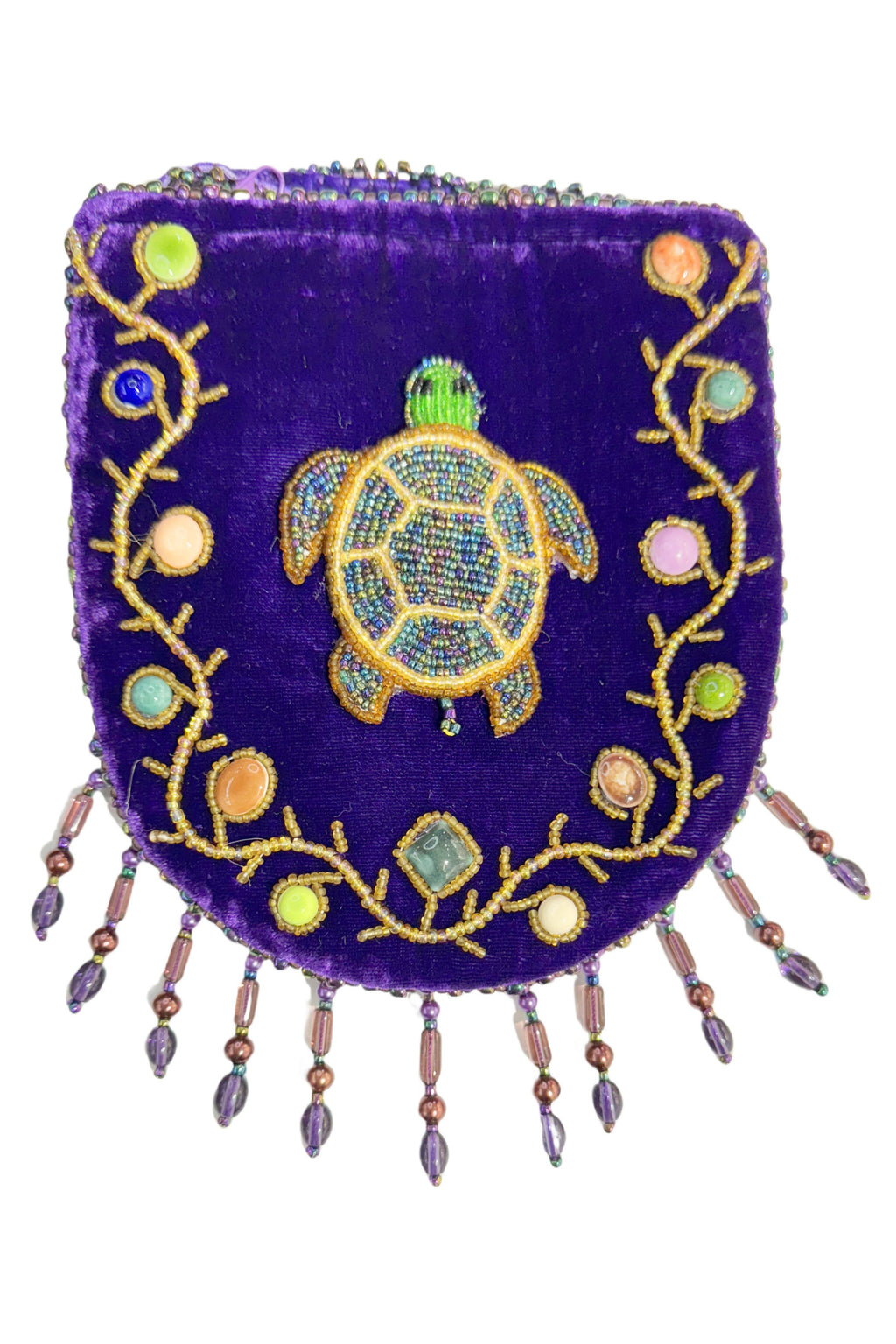 Turtle Pattern Velvet Crossbody MUG - view 6