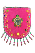Turtle Pattern Velvet Crossbody MUG